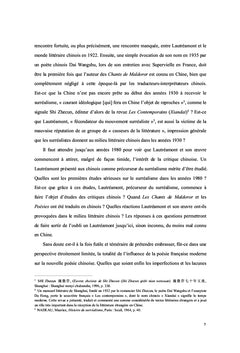 Une Vision Poétique de Lautréamont