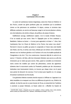 Une Vision Poétique de Lautréamont