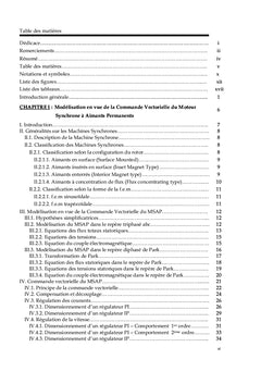 Commandes Vectorielles des MSAP, Simulation et Pratique
