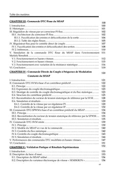 Commandes Vectorielles des MSAP, Simulation et Pratique
