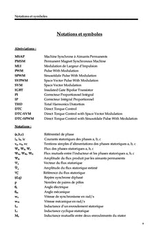 Commandes Vectorielles des MSAP, Simulation et Pratique