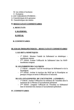 Menace d'accouchement prématuré et tocolytiques