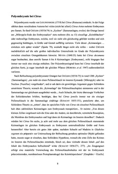 Die Anfänge der Apomixisforschung - eine kommentierte Bibliographie