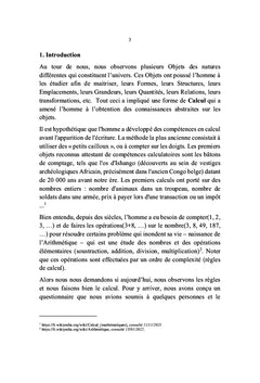 Usage des Opérations Arithmétiques de base