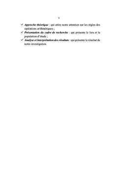 Usage des Opérations Arithmétiques de base