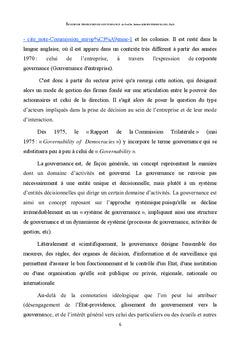 Cours de problèmes de gouvernance