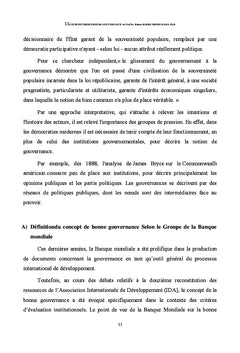Cours de problèmes de gouvernance