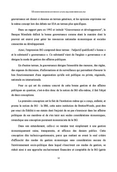 Cours de problèmes de gouvernance