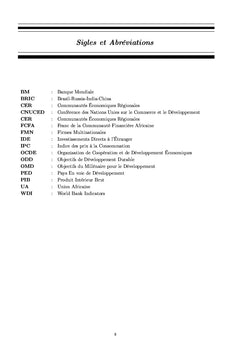 Écarts des IDE entre les pays africains et les pays développés