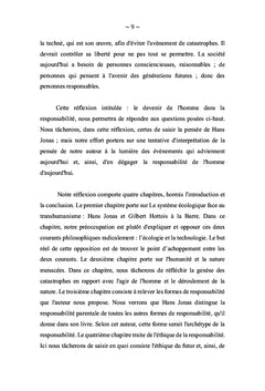 Le devenir de l'homme dans la responsabilité