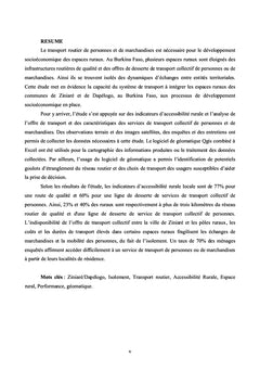 Le transport de personnes et de marchandises dans les espaces ruraux