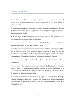 Communication et crises sociales à caractères religieux au Niger