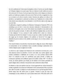 Communication et crises sociales à caractères religieux au Niger