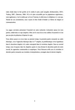 Communication et crises sociales à caractères religieux au Niger