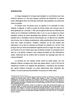 Analyse Philosémique et Lexicologique des Proverbes Espagnols et Agnis