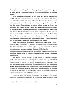 Analyse Philosémique et Lexicologique des Proverbes Espagnols et Agnis