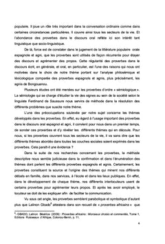 Analyse Philosémique et Lexicologique des Proverbes Espagnols et Agnis