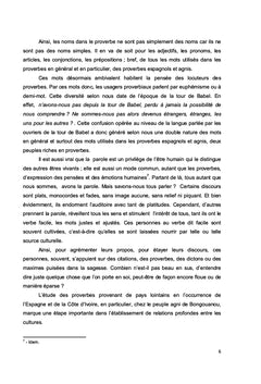 Analyse Philosémique et Lexicologique des Proverbes Espagnols et Agnis