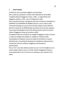 Académie africaine d'engagement civique AAEC - Tome 1