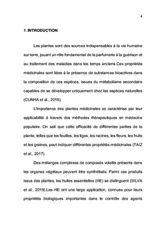 POTENTIEL BIOTECHNOLOGIQUE DE L'HUILE ESSENTIELLE CITRUS X SP