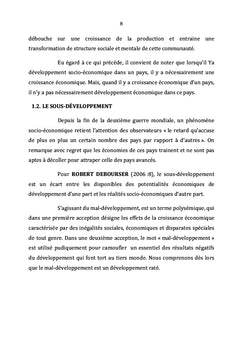 PROBLEMATIQUE DU DEVELOPPEMENT DES ENTITES
