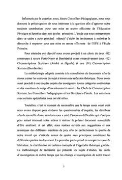 Facile l'EPS à pratiquer