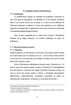 Facile l'EPS à pratiquer