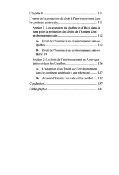 La Protection de l'Environnement