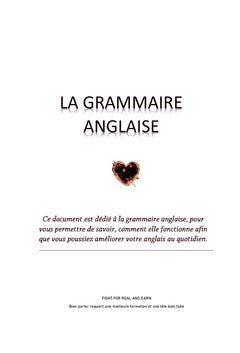 La Grammaire Anglaise
