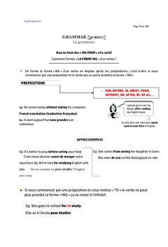 La Grammaire Anglaise