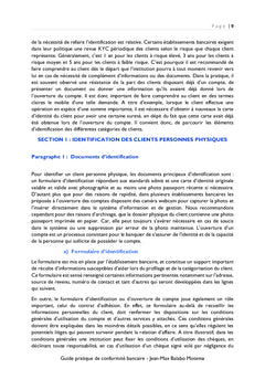 Guide pratique de conformité bancaire