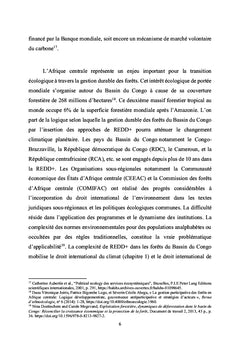La complexité du mécanisme REDD+ dans les forêts du Bassin du Congo