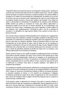 Risque entrepreneurial et croissance des entreprises en RD Congo