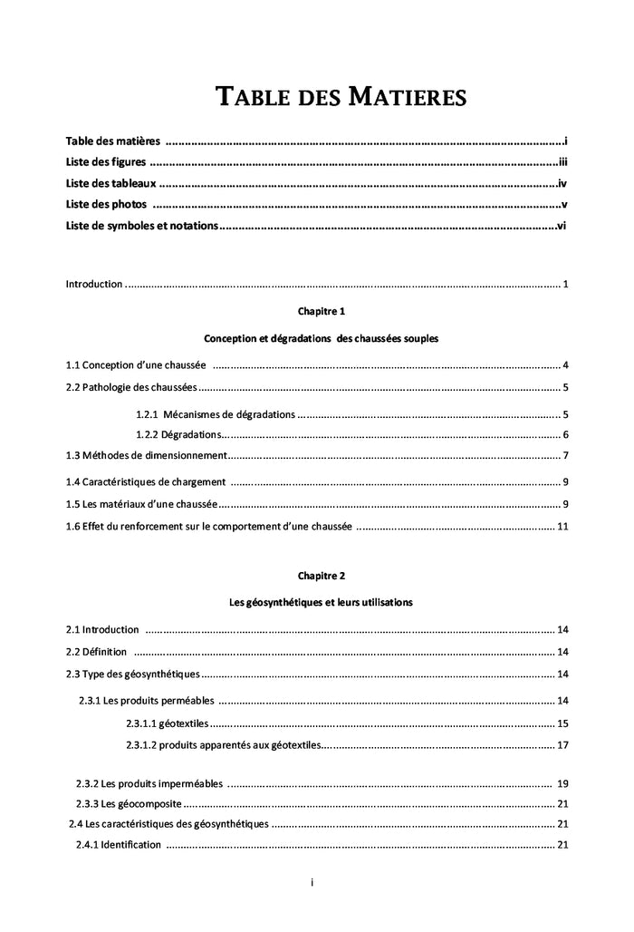 RENFORCEMENT DES CHAUSSÉES SOUPLES PAR LES GÉOSYNTHÉTIQUES