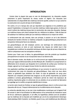 RENFORCEMENT DES CHAUSSÉES SOUPLES PAR LES GÉOSYNTHÉTIQUES