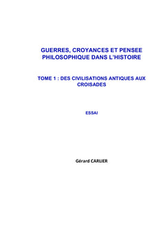 Guerres, croyances et pensée philosophique dans l'Histoire