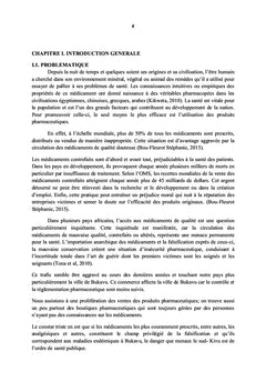 Contrôle de la qualité de l'aspirine comprimé 500 mg