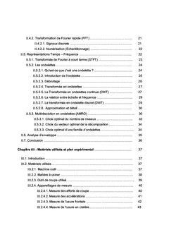 Evolution et prédiction de l'usure des outils de coupe