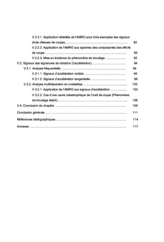 Evolution et prédiction de l'usure des outils de coupe
