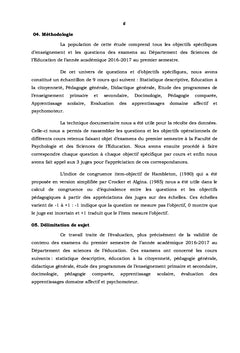 Validation d'une épreuve académique