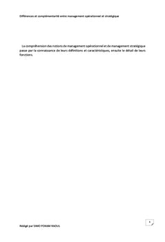 Différences et complémentarité