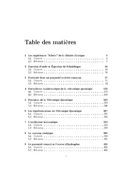 Mécanique quantique exercices et problèmes corrigés - Partie 1
