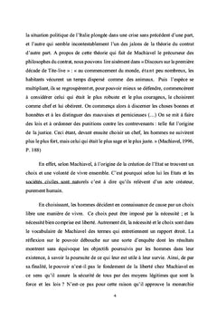 Analyse philosophique et politique du machiavélisme
