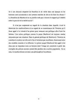 Analyse philosophique et politique du machiavélisme