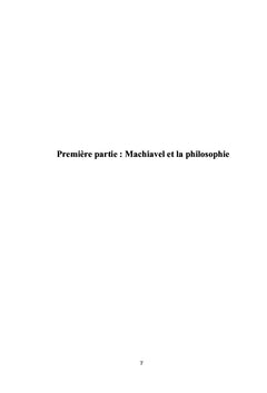 Analyse philosophique et politique du machiavélisme