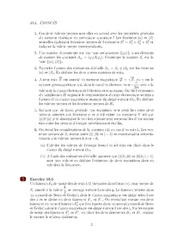 Mécanique Quantique Exercices et Problèmes corrigés - Partie 2