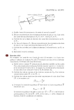 Mécanique Quantique Exercices et Problèmes corrigés - Partie 2