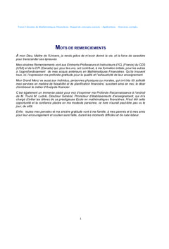 Annales de Mathématiques financières