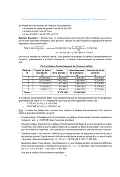 Annales de Mathématiques financières