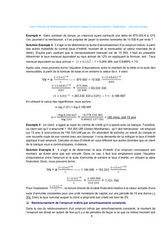 Annales de Mathématiques financières